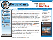 Tablet Screenshot of ekstra-klasse.co.za